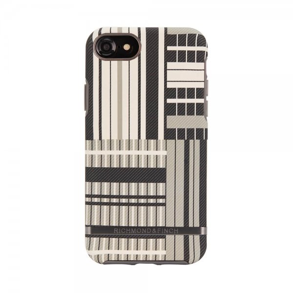 Richmond & Finch iPhone 6/6S/7/8/SE kuori Platinum Stripes