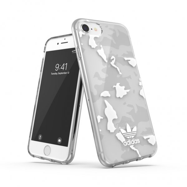 Adidas iPhone 6/6S/7/8/SE Kuori Snap Case Camo Clear AOP