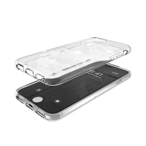Adidas iPhone 6/6S/7/8/SE Kuori Snap Case Camo Clear AOP