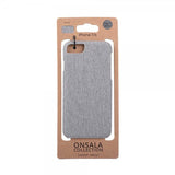 Onsala iPhone 6/6S/7/8/SE Kuori Tekstiili Harmaa