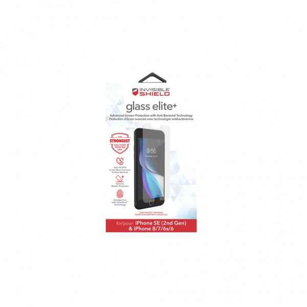 ZAGG InvisibleShield iPhone 6/6S/7/8/SE Näytönsuoja Glass Elite+