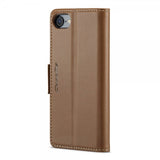 CaseMe iPhone 6/6S/7/8/SE suojakuori 023 Series Ruskea