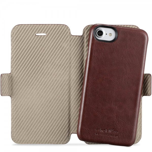 holdit iPhone 6/6S/7/8/SE Suojakuori Berlin Irrotettava kuori Dark Brown