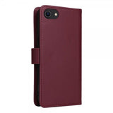 Betopnice iPhone 6/6S/7/8/SE Kuori irrotettavalla kannella 005 Punainen