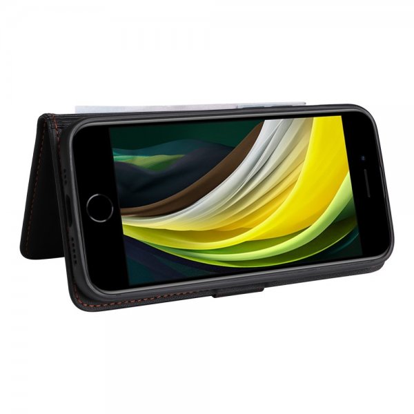 Betopnice iPhone 6/6S/7/8/SE suojakotelo irrotettavalla kuorella 005 Musta