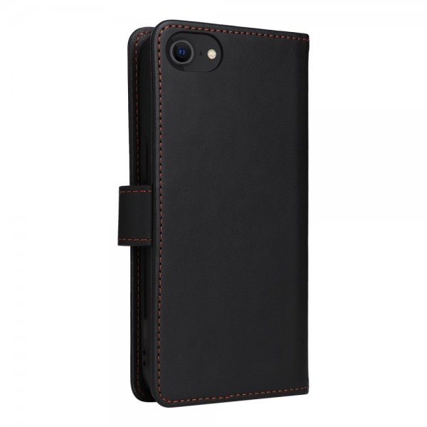 Betopnice iPhone 6/6S/7/8/SE suojakotelo irrotettavalla kuorella 005 Musta