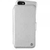 holdit iPhone 6/6S/7/8/SE suojakuori Stockholm irrotettava kuori hopea