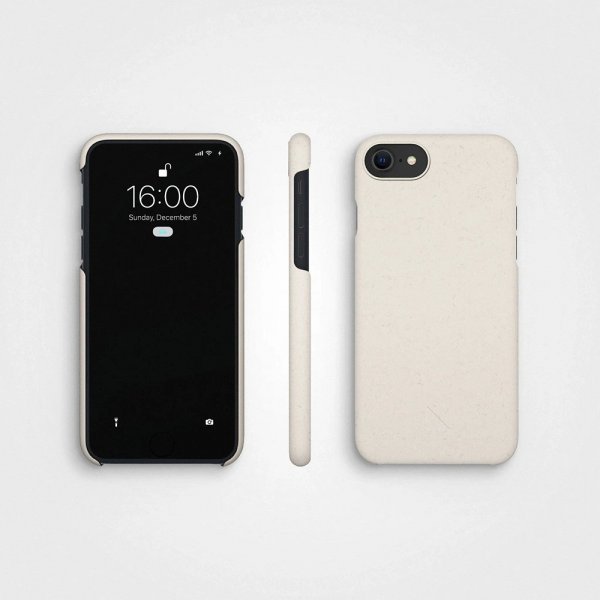 agood company iPhone 6/6S/7/8/SE kuori Kasvipohjainen Vanilla White