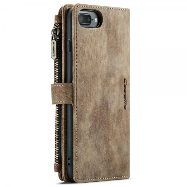 CaseMe iPhone 6/6S Plus/7 Plus/8 Plus -suojakotelo C30 Series, ruskea