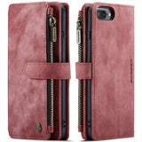 CaseMe iPhone 6/6S Plus/7 Plus/8 Plus -suojakotelo C30-sarja, punainen
