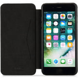 holdit iPhone 6/6S Plus/iPhone 7 Plus/iPhone 8 Plus -suojakotelo SlimFlip Wallet Musta