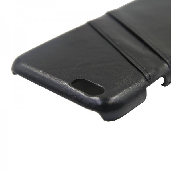 iPhone 6/6S Kuoret Korttipaikka Ulkopuolella Musta