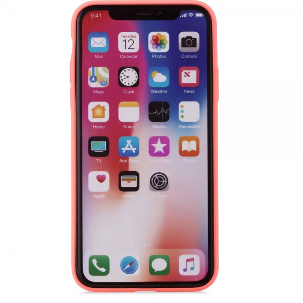 holdit iPhone X/Xs Silikonikuori Koralli