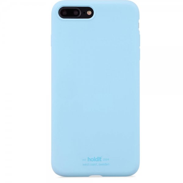 holdit iPhone 7 Plus/iPhone 8 Plus Silikonikuori Vaaleansininen