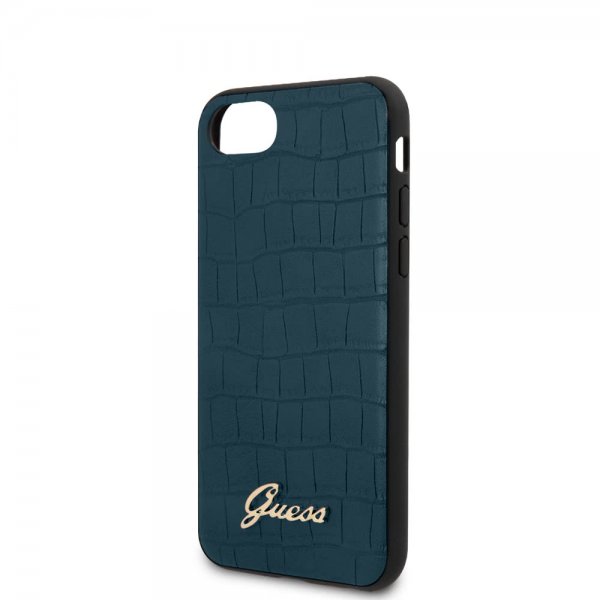 Guess iPhone 7/8/SE Suojakuori Croco Sininen