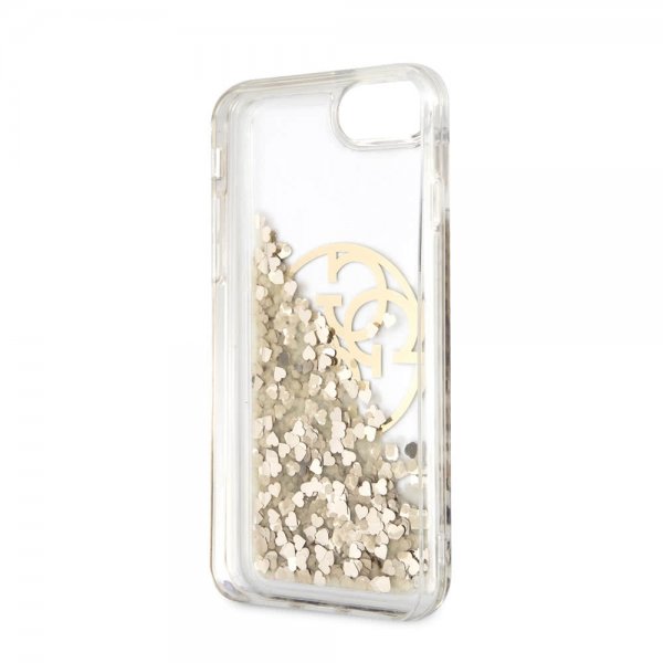 Guess iPhone 7/8/SE Kuori Glitter Circle Kulta