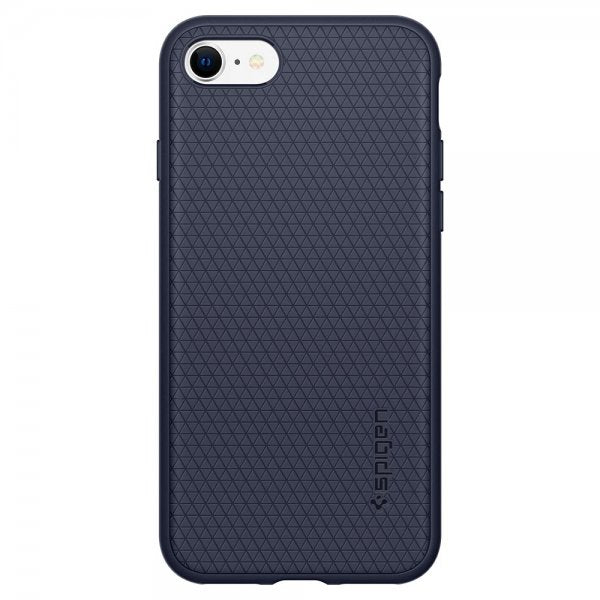 Spigen iPhone 7/8/SE kuori Liquid Air Midnight Blue