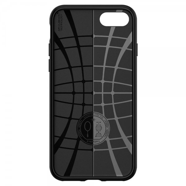 Spigen iPhone 7/8/SE Kuori Liquid Air Musta