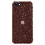 Spigen iPhone 7/8/SE kuori Liquid Crystal Glitter Rose Quartz