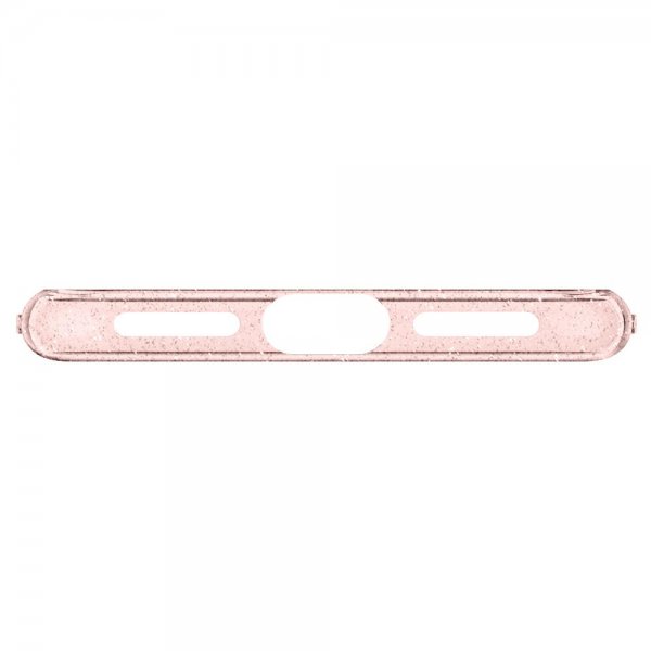 Spigen iPhone 7/8/SE kuori Liquid Crystal Glitter Rose Quartz