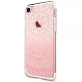 Spigen iPhone 7/8/SE kuori Liquid Crystal Shine Pink