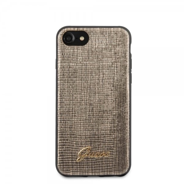 Guess iPhone 7/8/SE Suojakuori Lizard Kulta