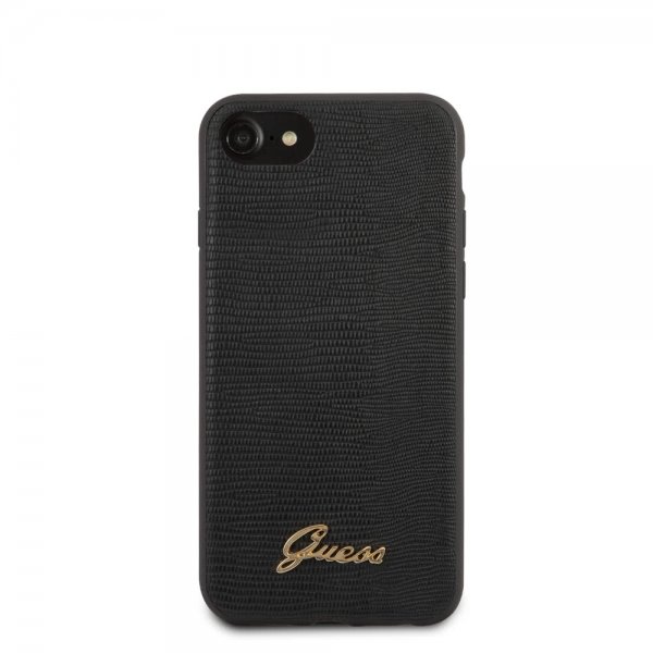 Guess iPhone 7/8/SE Suojakuori Lizard Musta