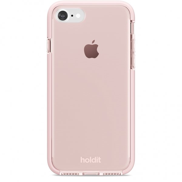 holdit iPhone 7/8/SE kuori Seethru Blush Pink
