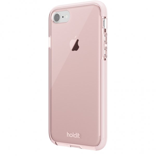 holdit iPhone 7/8/SE kuori Seethru Blush Pink