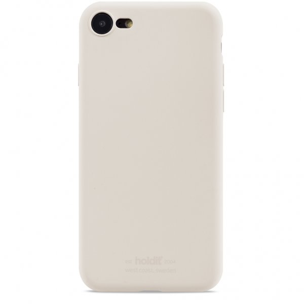 holdit iPhone 7/8/SE kuori silikoni vaaleanbeige