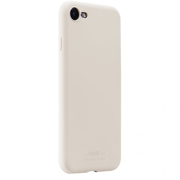 holdit iPhone 7/8/SE kuori silikoni vaaleanbeige