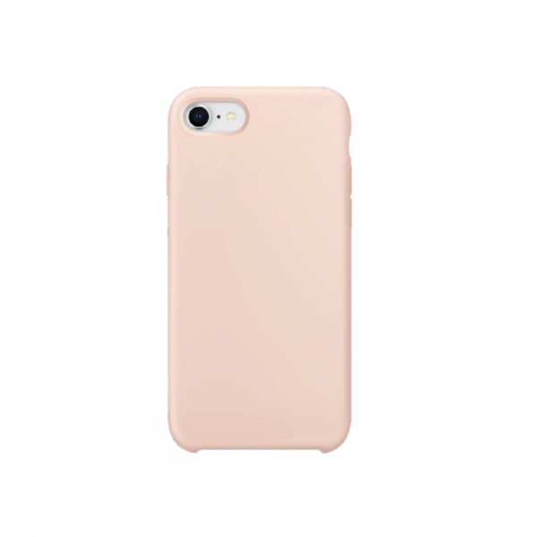 Xqisit iPhone 7/8/SE kuori Silicone Case Pinkki