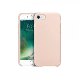 Xqisit iPhone 7/8/SE kuori Silicone Case Pinkki