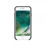 Xqisit iPhone 7/8/SE kuori Silikonikuori Musta