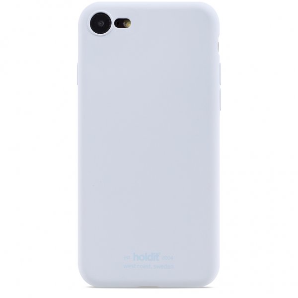 holdit iPhone 7/8/SE kuori Silikoni Mineral Blue