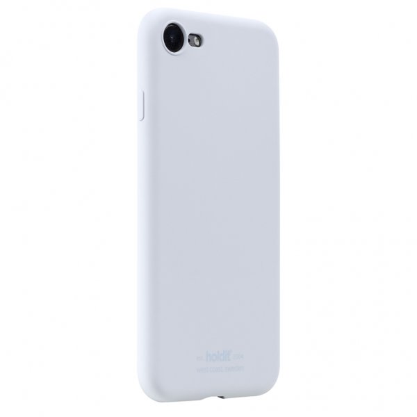 holdit iPhone 7/8/SE kuori Silikoni Mineral Blue
