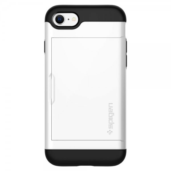 Spigen iPhone 7/8/SE kuori Slim Armor CS Jet White