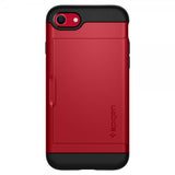 Spigen iPhone 7/8/SE kuori Slim Armor CS punainen