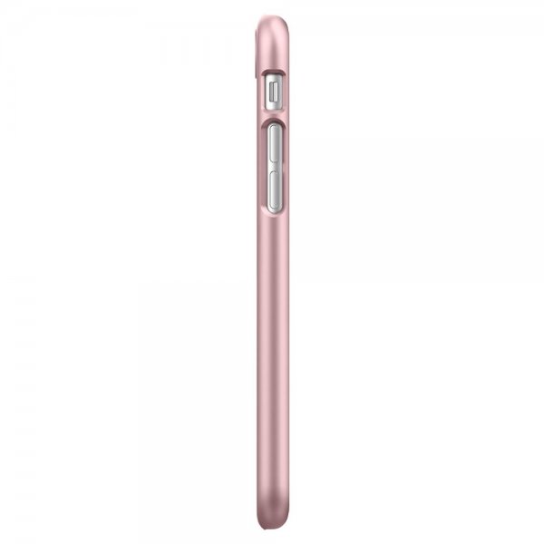 Spigen iPhone 7/8/SE kuori Thin Fit Rose Gold