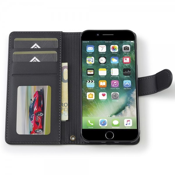 Nordic Covers iPhone 7/8/SE Suojakotelo irrotettavalla MagSafe-kuorella Raven Black