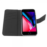 Celly iPhone 6/6S/7/8/SE suojakuori Wally Wallet Case musta