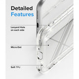 Ringke iPhone 7/8/SE kuori Air Glitter Clear