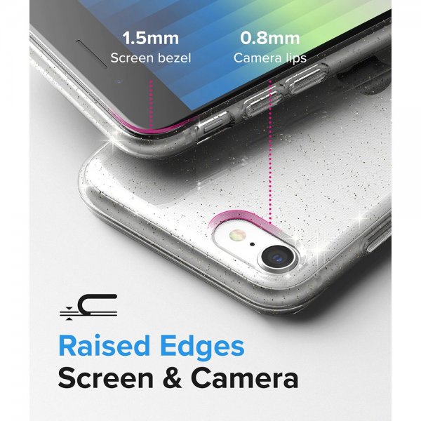 Ringke iPhone 7/8/SE kuori Air Glitter Clear