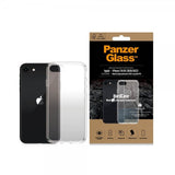 PanzerGlass iPhone 7/8/SE kuori, kova kotelo, läpinäkyvä
