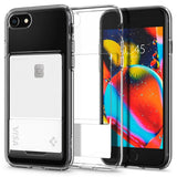 Spigen iPhone 7/8/SE kuori Crystal Slot Crystal Clear