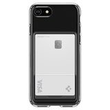 Spigen iPhone 7/8/SE kuori Crystal Slot Crystal Clear