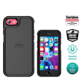 4smarts iPhone 7/8/SE kuori Defend Case MagSafe Musta