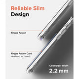 Ringke iPhone 7/8/SE kuori Fusion Card Clear