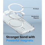 Ringke iPhone 7/8/SE kuori Fusion Magnetic MagSafe Matte Clear