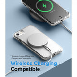 Ringke iPhone 7/8/SE kuori Fusion Magnetic MagSafe Matte Clear